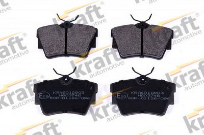 KRAFT AUTOMOTIVE 6010903 -  Комплект тормозных колодок, дисковый тормоз